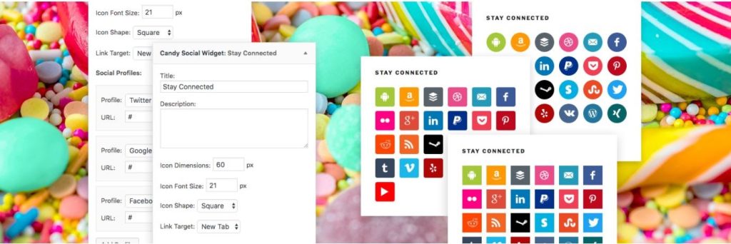  Free Social Candy Widget