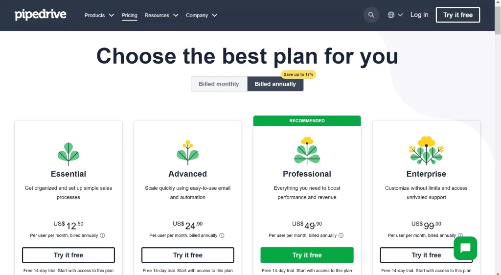 pipedrive-pricing
