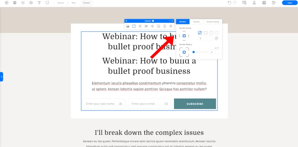 OptimizePress Borders