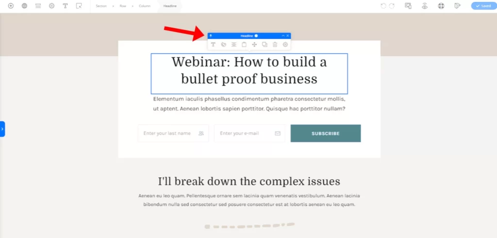 OptimizePress Everything-is-Inline