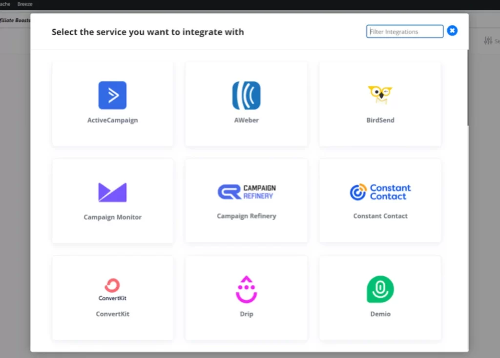 OptimizePress Integrations