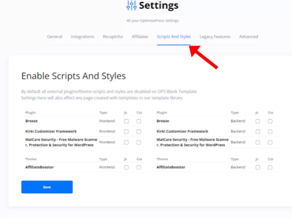 OptimizePress Scripts-And-Style