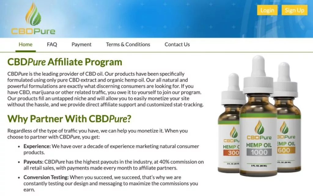 CBDPure Affiliate