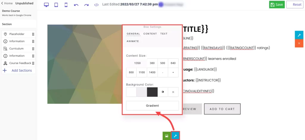 Graphy-Landing-Page-Builder-Box-Settings