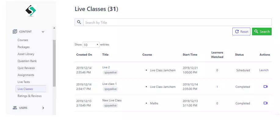 Graphy-Live-Classes-Section