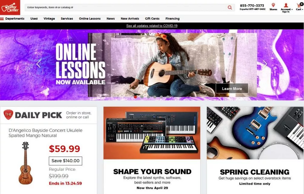 Guitar Center Affiliate