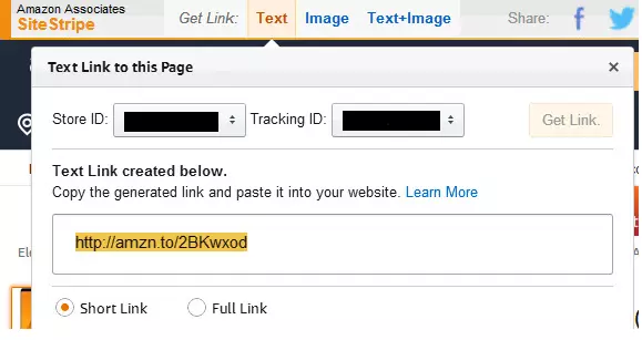 get the affiliate link