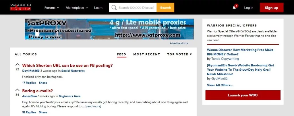 Niche Forums