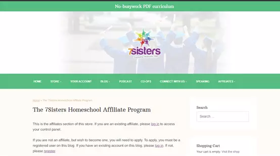 The 7Sisters Affiliate Program
