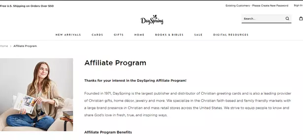DaySpring Affiliate Program 