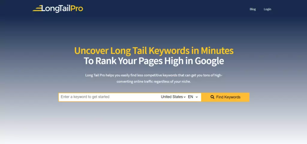 Long Tail Pro Overview