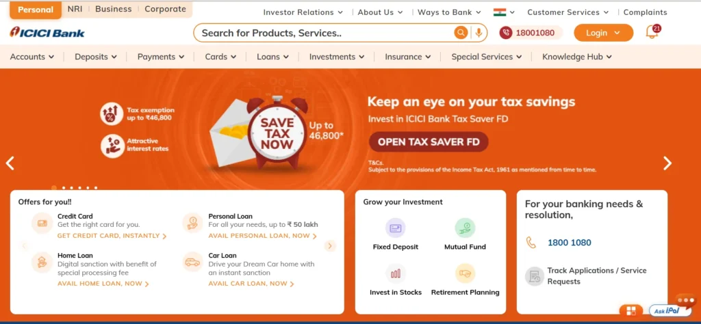 ICICI Credit card Affiliate Program 