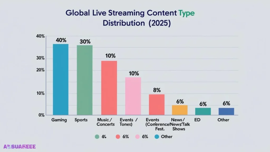 Live streaming Statistics