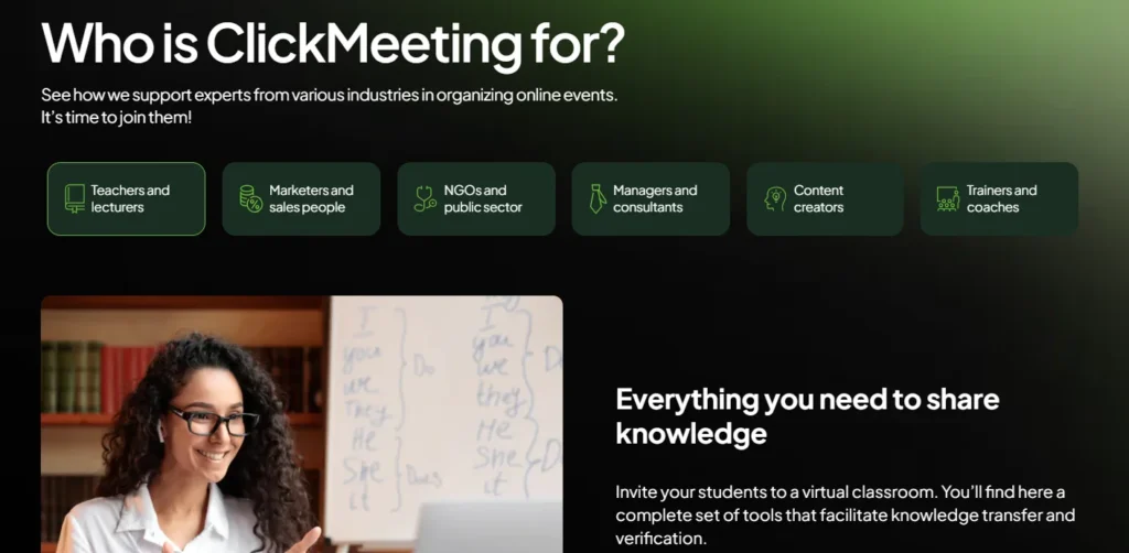 Who Is Clickmeeting for