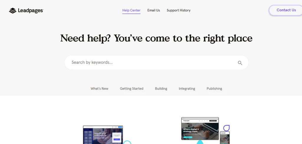 Leadpages Customer Support 