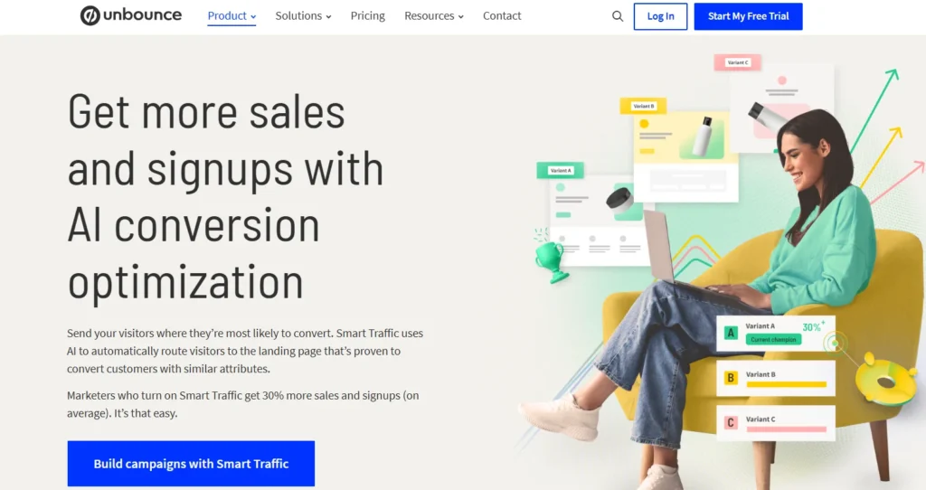 Unbounce AI Conversion 