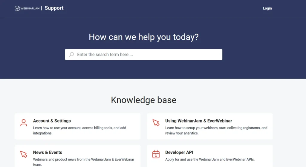 Webinarjam customer support