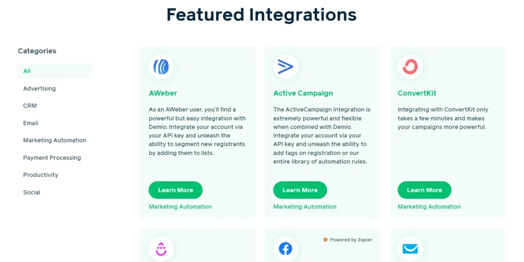 Demio Integrations 