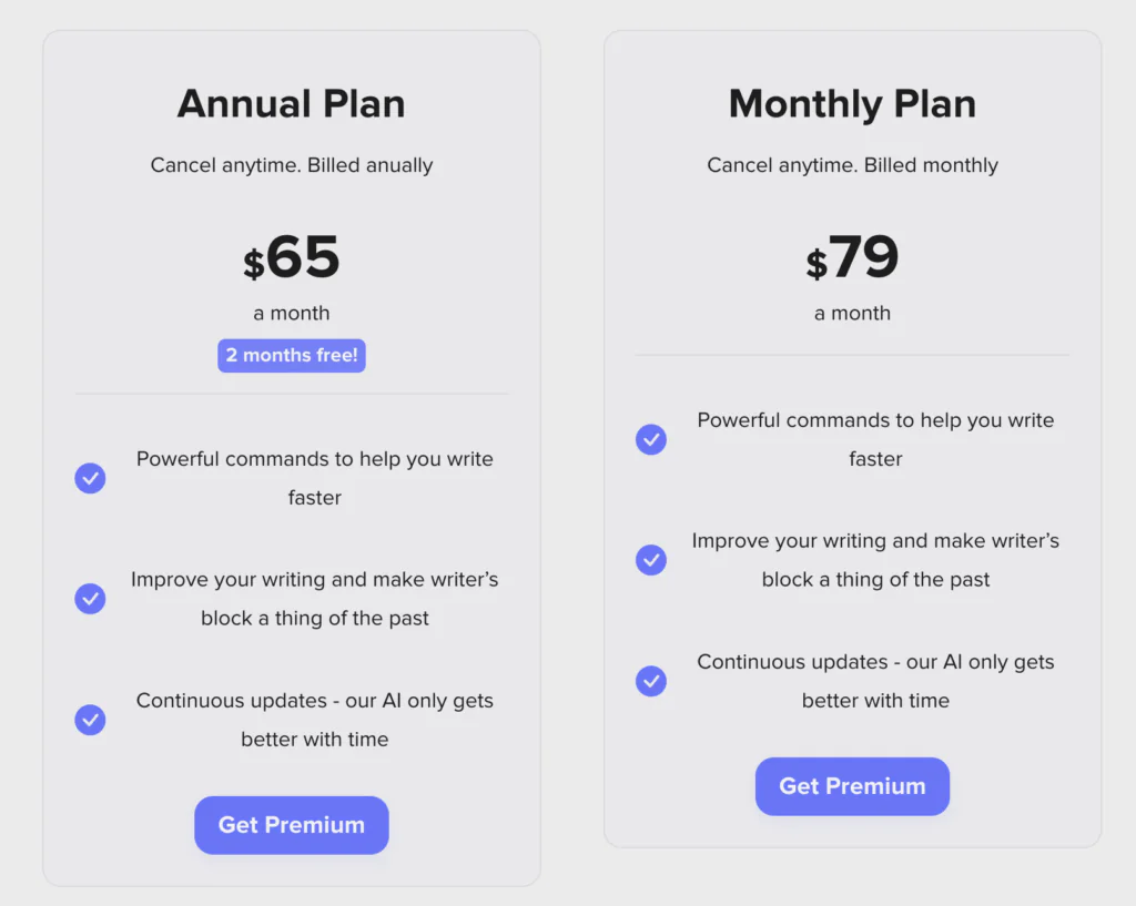 Shortly AI Pricing Plans
