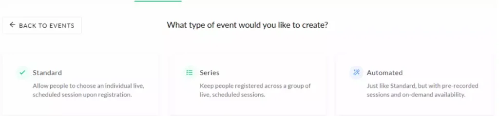 Automated webinars 