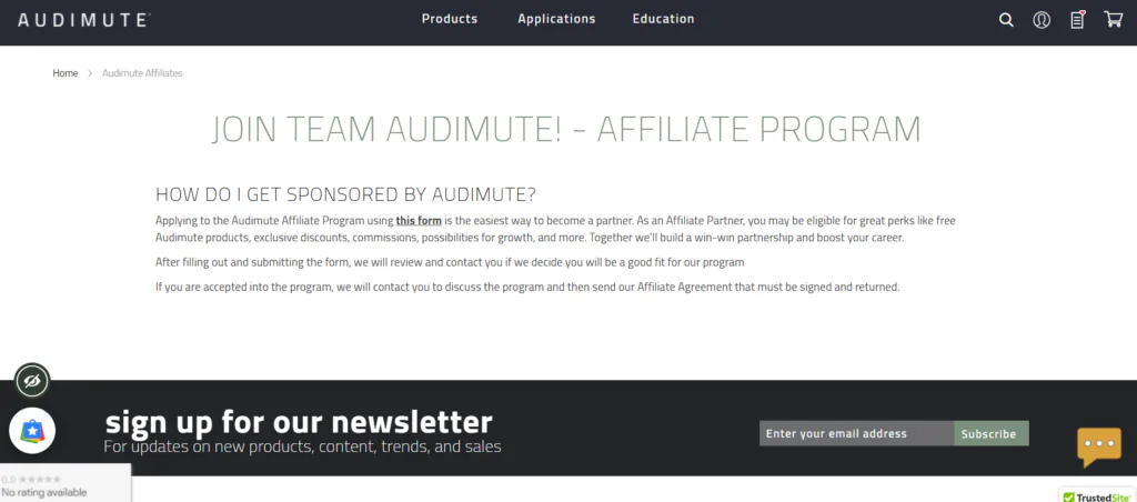 Audimute Affiliate Program 