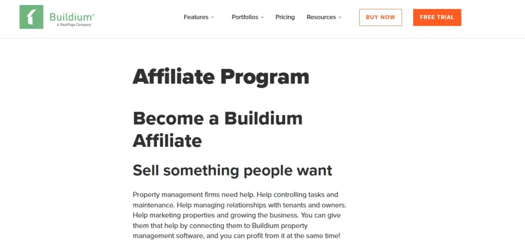 Buildium affiliate Program 
