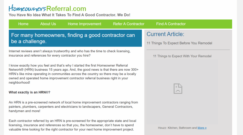 Homeowner Affiliate Program 