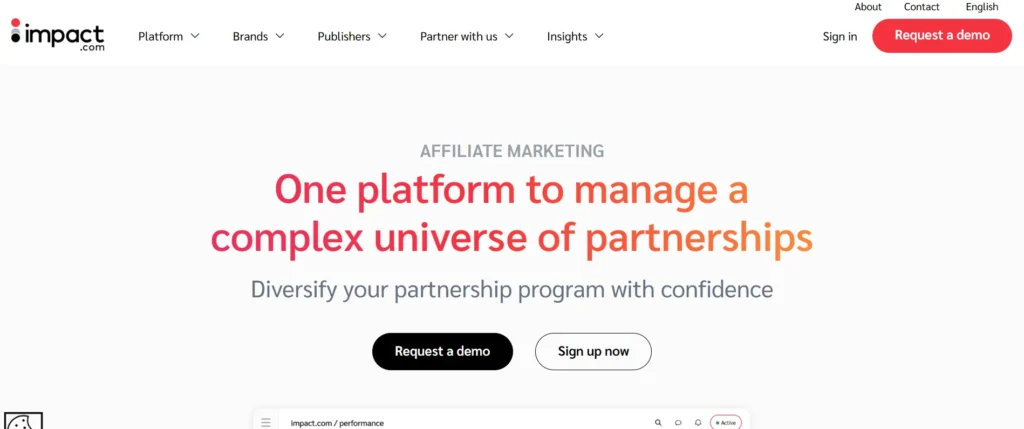 Impact Affiliate Program 