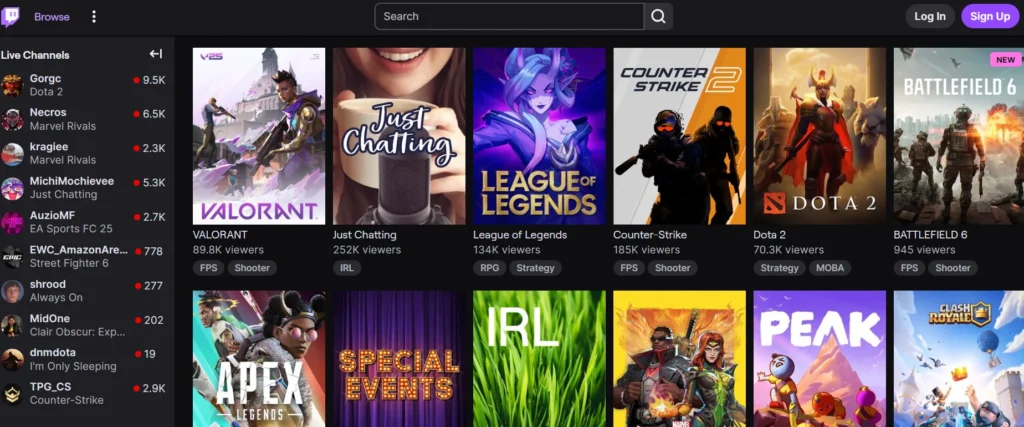 Twitch Affiliate Program 