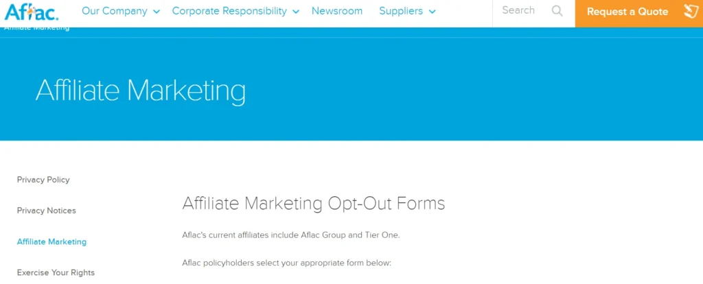 Aflac Affiliate Programs 