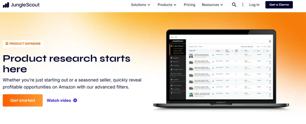 jungle scout product database