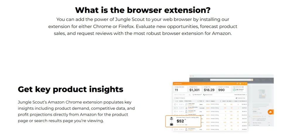Jungle scout Browser Extension 