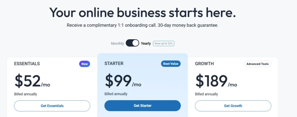Kartra Pricing Plans 