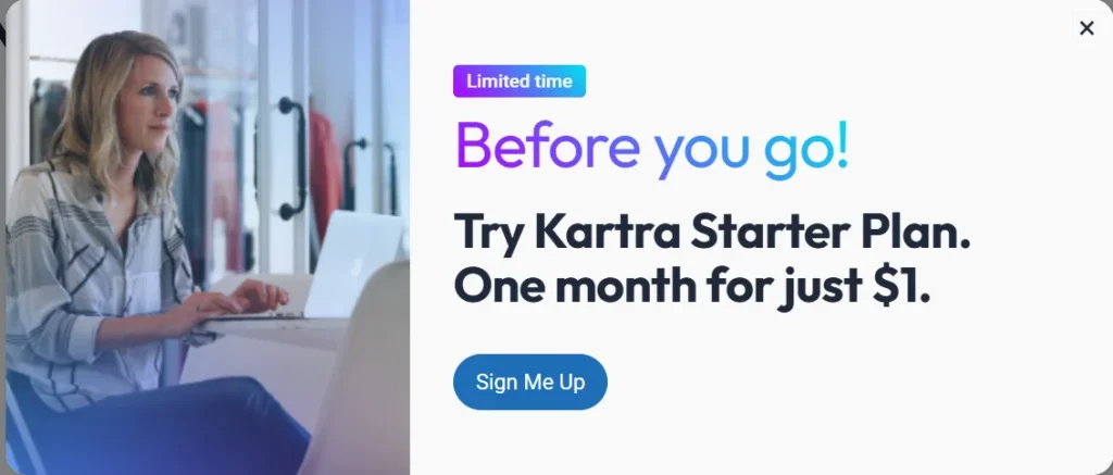 Kartra starter trial 