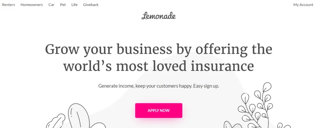 Lemonade Best Insurance Affiliate Program 