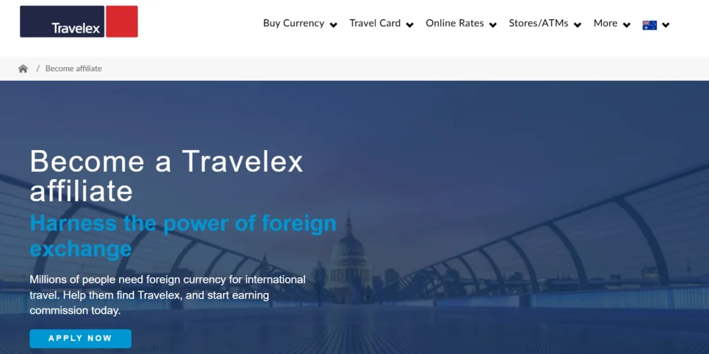 Travelex Affiliate Program 