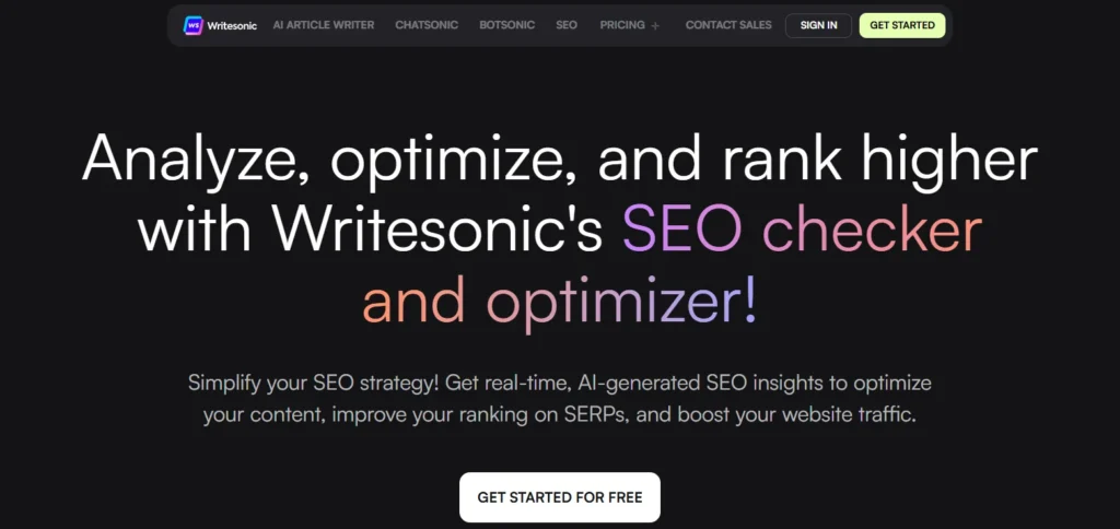 writesonic seo checker 