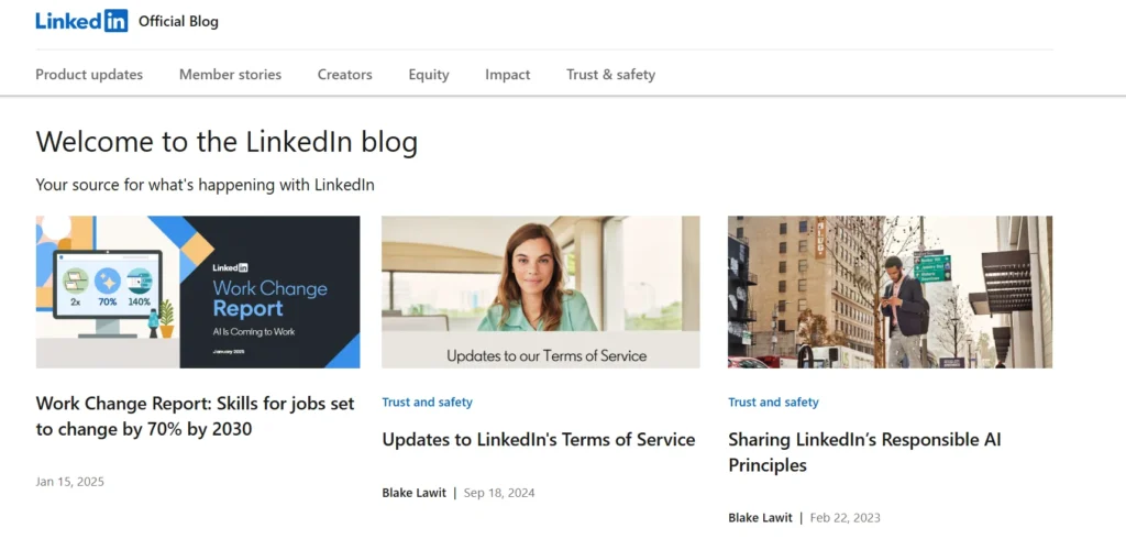 Linkedin Blog 