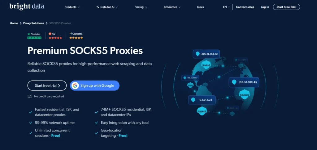 Bright data socks5 proxies 