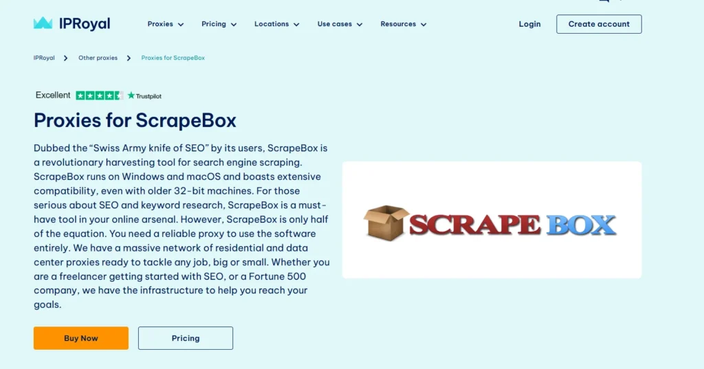 Iproyal Scrapebox proxies 