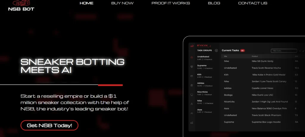 Nike shoe bot 