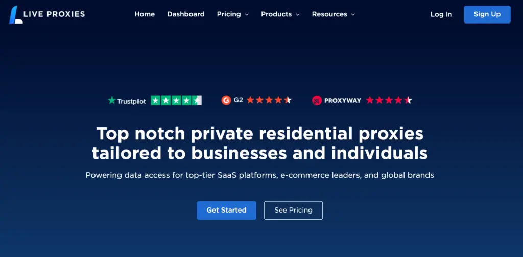Overview Of Live Proxies