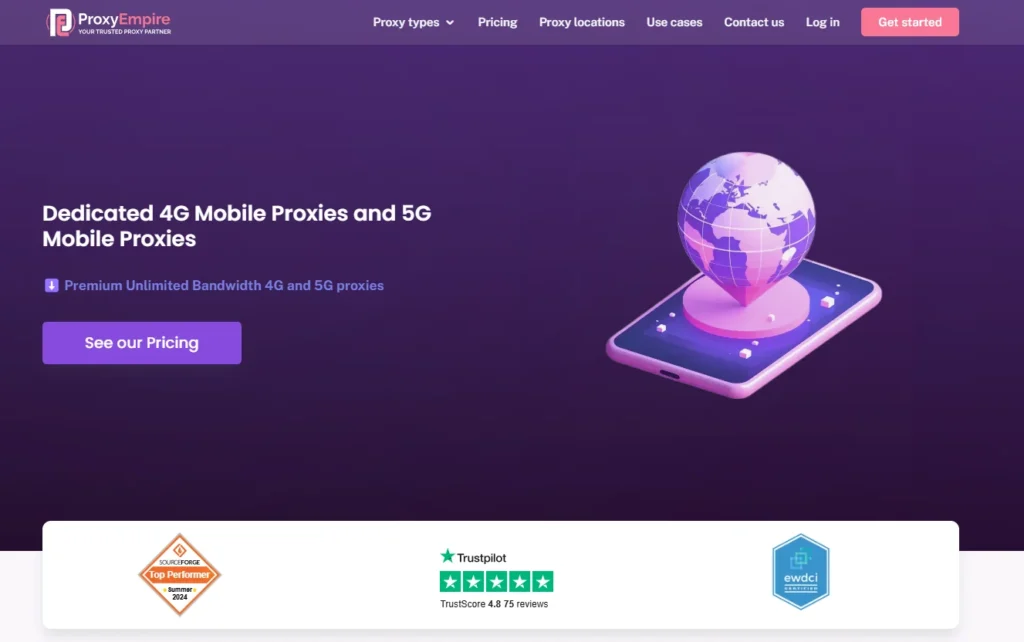Proxyempire dedicated 4g mobile proxies 