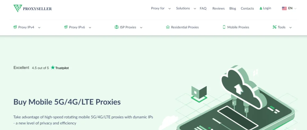 Proxyseller 4G Mobile Proxy Providers