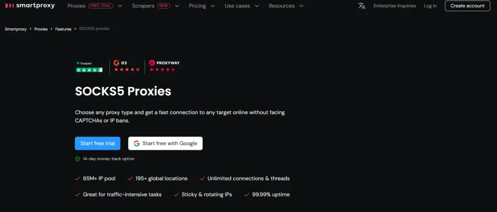 Smartproxy socks5 proxies 