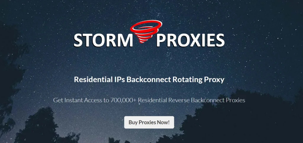 Stormproxies Rotating proxy 