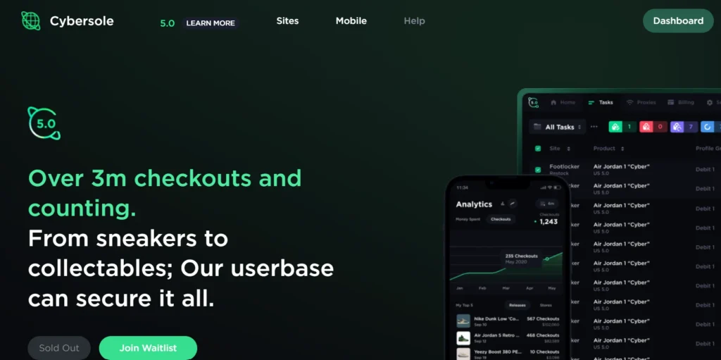 CyberAIO Best sneaker Bots 