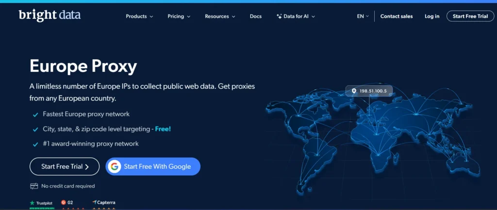 Bright Data Europe Proxy 