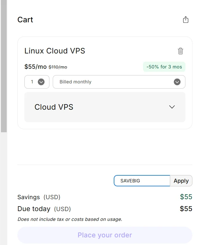 Liquidweb Coupon code