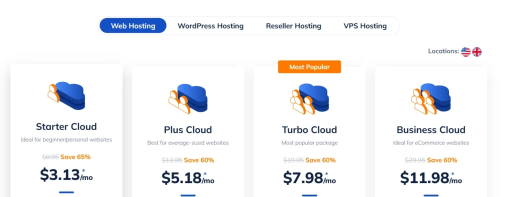 Namehero Pricing Plans 